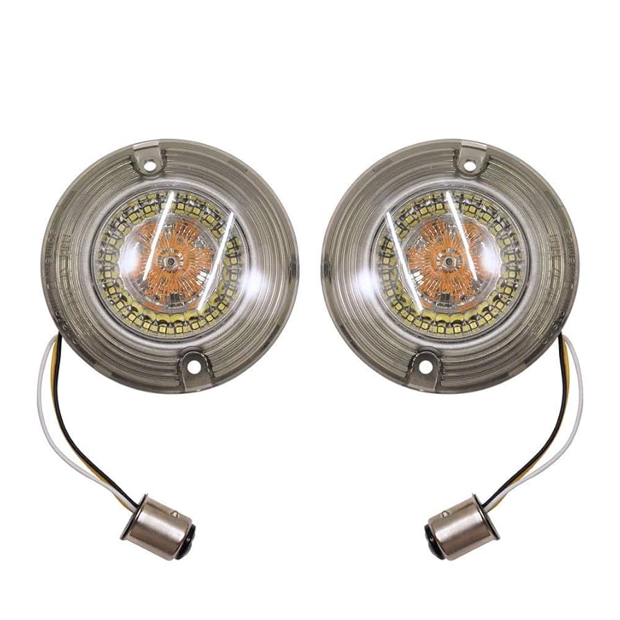 【カスタムダイナミクス】USA ハーレーダビッドソン　ウインカーLED ProBEAM® Amber/White Dynamic Ringz™ ターンシグナルインサート